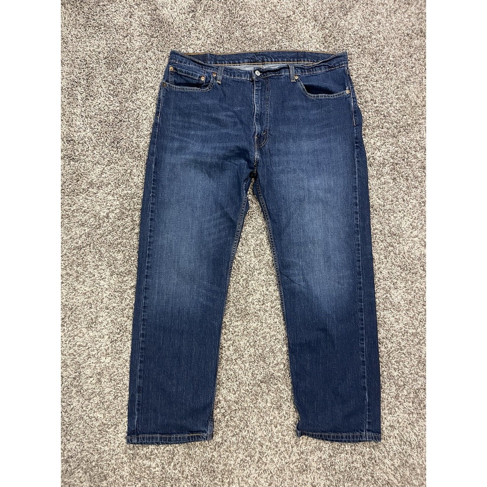 Levi's 505 Regular Fit Jeans for Men, Size 40 X 30 Inch - Medium Stonewash